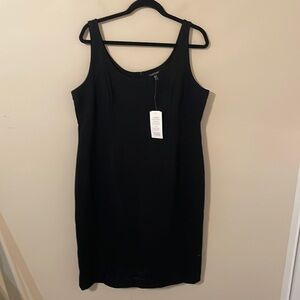 NWT Eileen Fisher Melange Viscose Stretch Ponte Sleeveless Dress